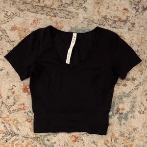 Lululemon Cropped V-Neck T-Shirt